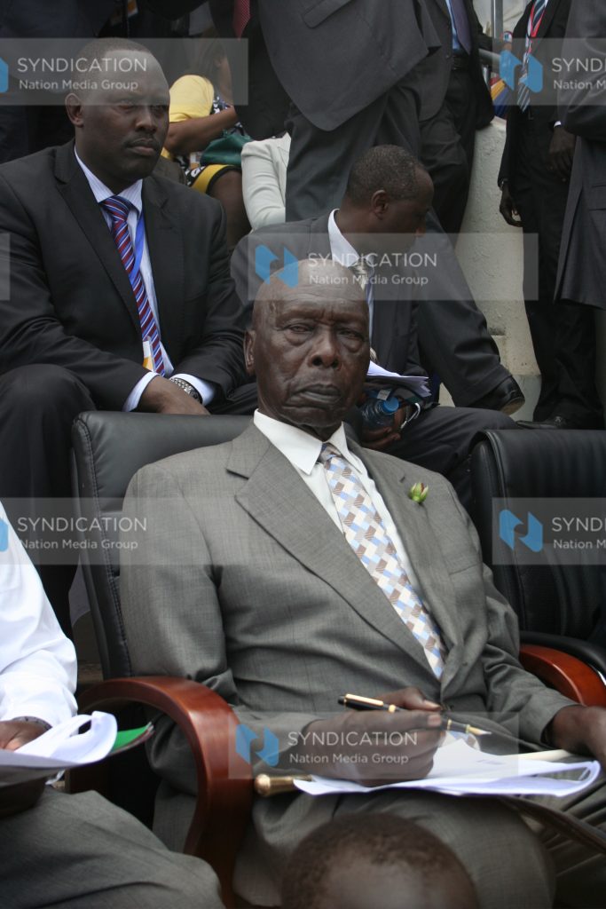 Former president Daniel Arap Moi