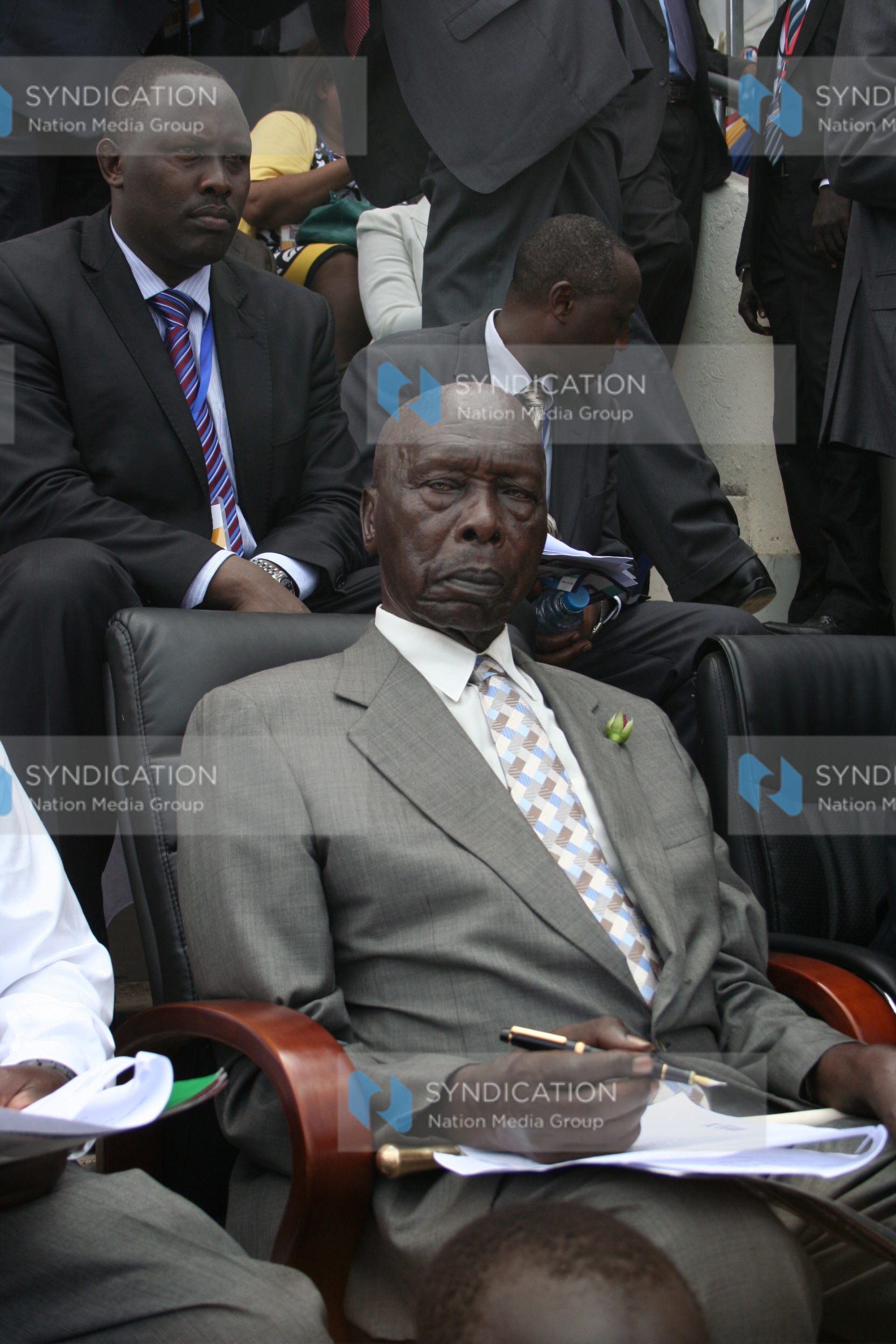 Former president Daniel Arap Moi