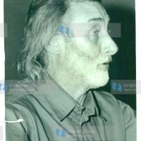 Spike Milligan, the British author and actor famed for his humor on radio and television