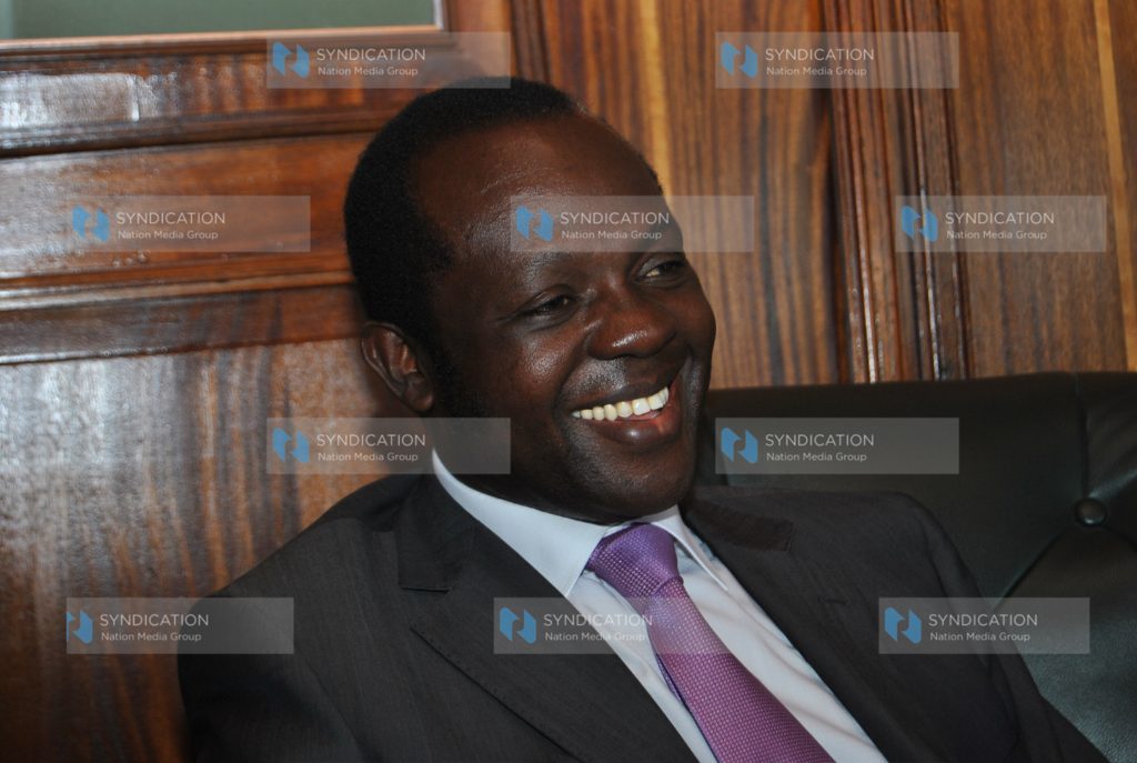 Raphael Tuju, who is vying for the presidency for the first time