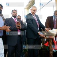 Minister for tourism Najib Balala officially opens Vic hotel in Kisumu