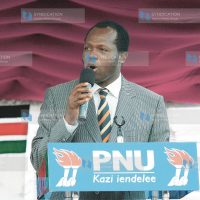 Narc-Kenya chairman Raphael Tuju during the launching of PNU