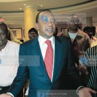 National KANU Chairman and Opposition Leader Uhuru Kenyatta