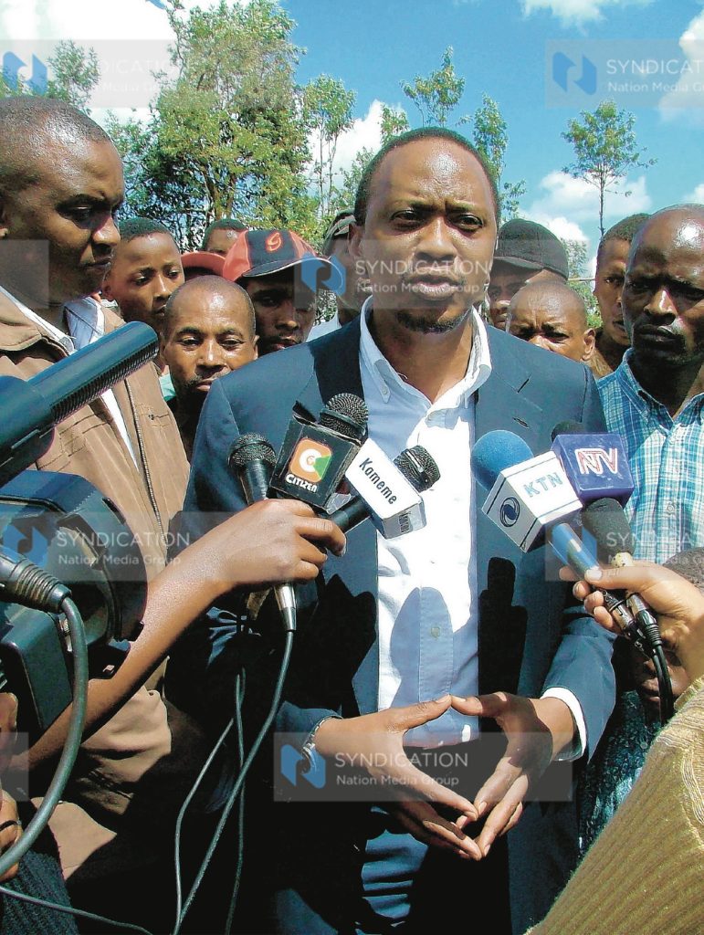 Gatundu South MP Uhuru Kenyatta