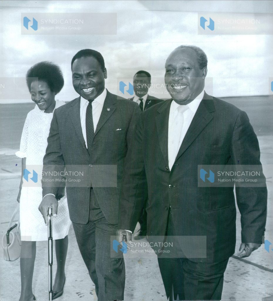 The Zambian Vice-President, Mr. Reuben Kamanga, arrived in Nairobi