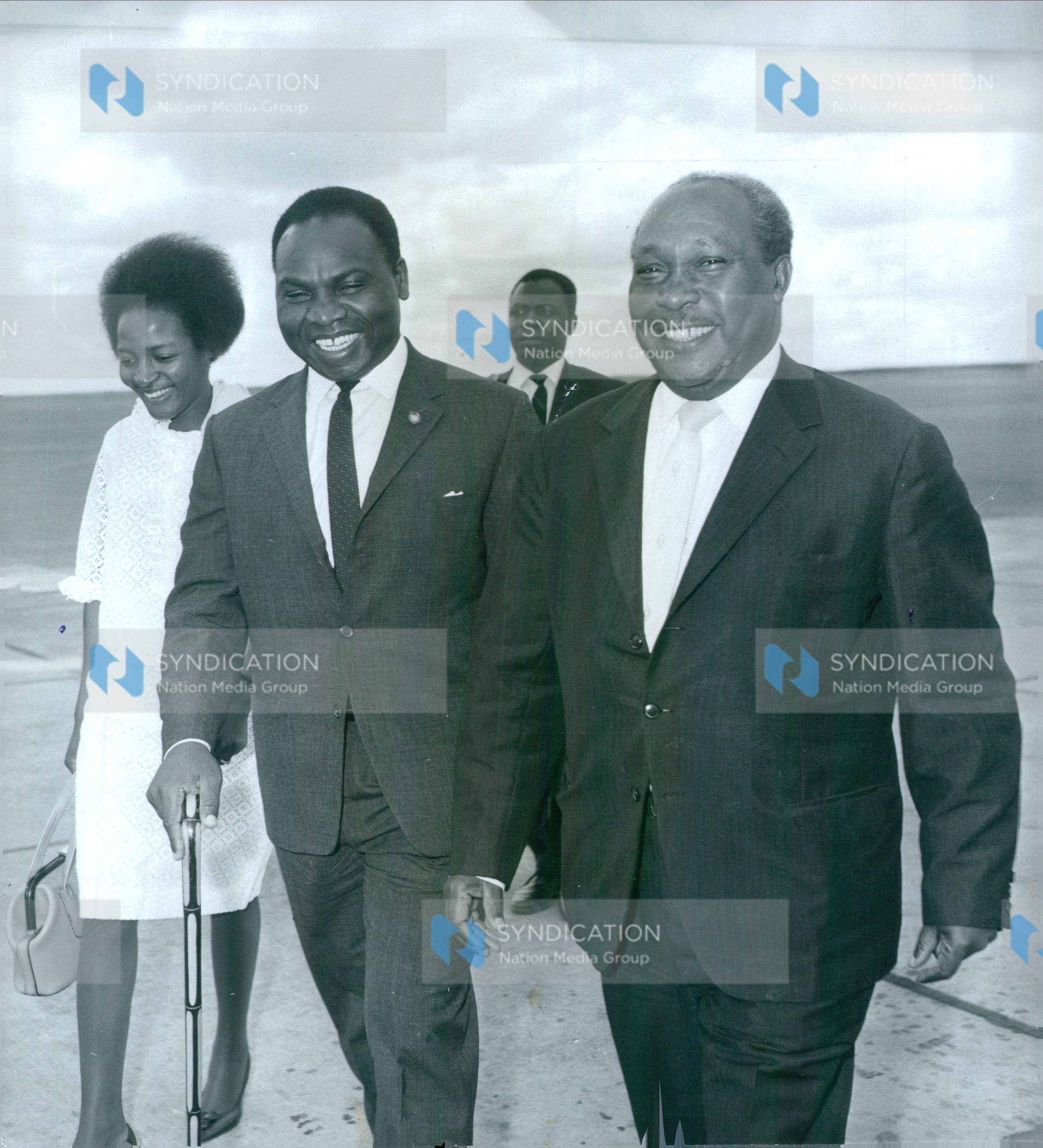 The Zambian Vice-President, Mr. Reuben Kamanga, arrived in Nairobi