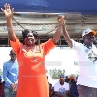 Raila Odinga endorses the candidature of Homa Bay Woman Representative Gladys Wanga