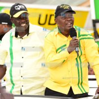 Rigathi Gachagua and Nyeri Governor Mutahi Kahiga campaign