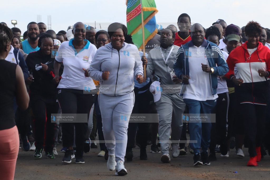 Homa Bay Governor Gladys Wanga and her deputy Oyugi Magwanga