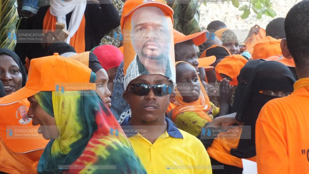 A section of ODM supporters