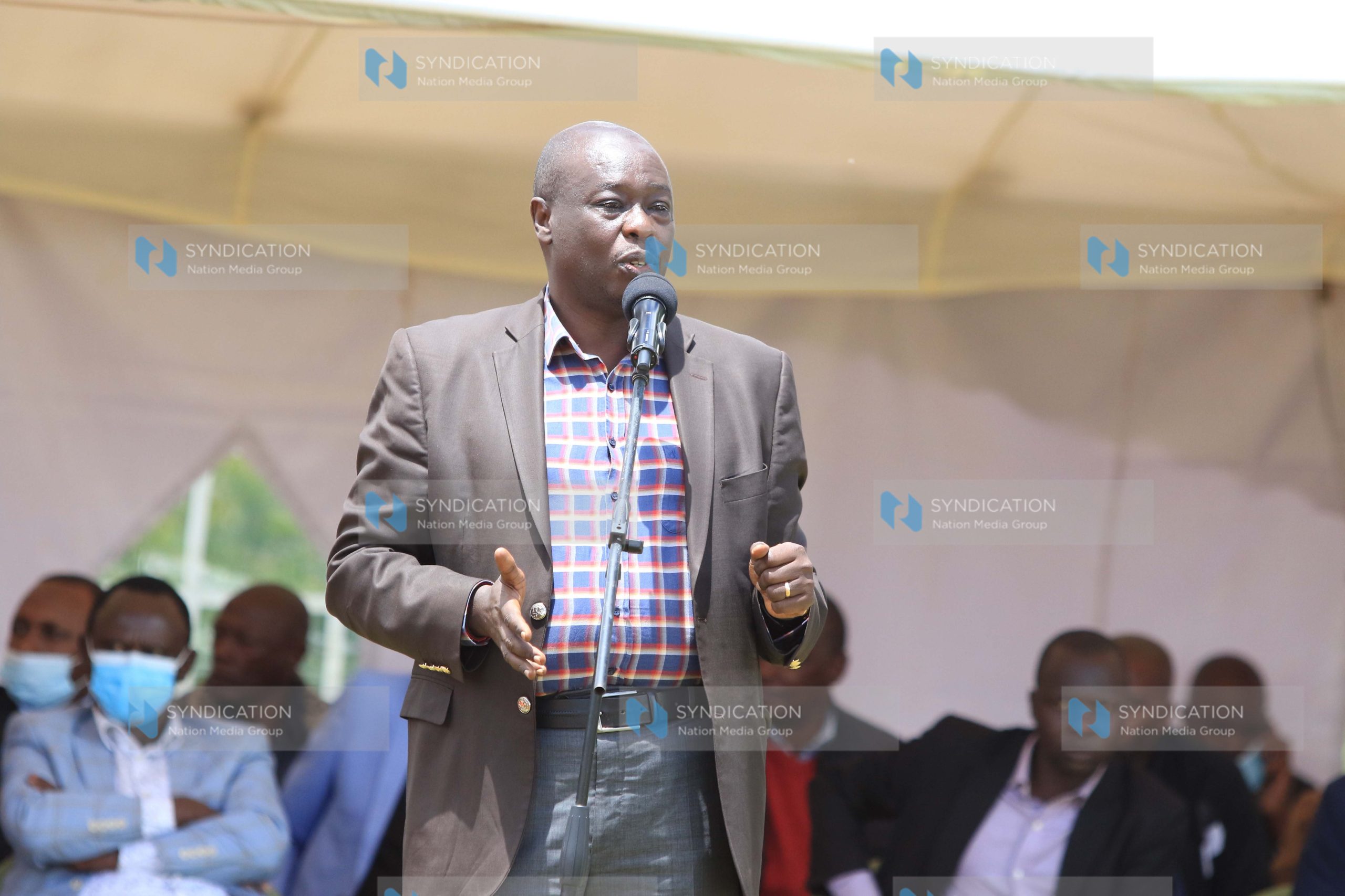 Mathira MP Rigathi Gachagua addresses faithful at Munyange PCEA