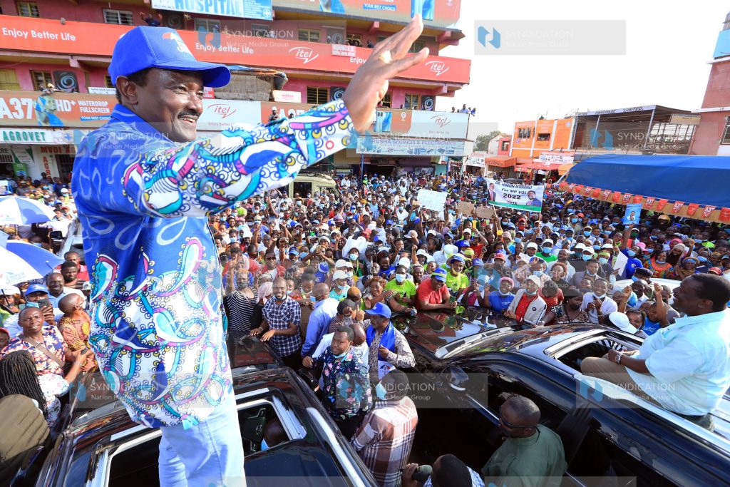 Wiper Leader Hon Kalonzo Musyoka and other OKA Leaders in Voi