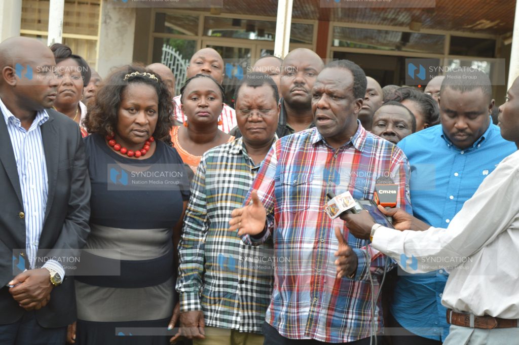 Governor of Kakamega County Wycliffe Oparanya