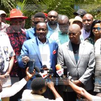 Opposition leaders led by wiper leader Kalonzo Musyoka