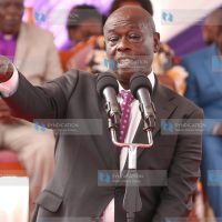 DCP Party Leader Rigathi Gachagua makes his address