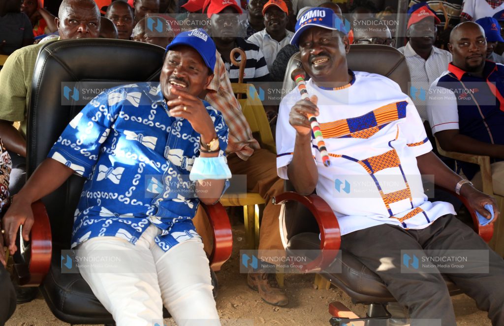 Raila Odinga and Hon Kalonzo Musyoka campaign in Lodwar baraza Park