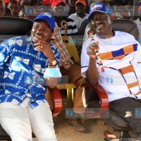 Raila Odinga and Hon Kalonzo Musyoka campaign in Lodwar baraza Park