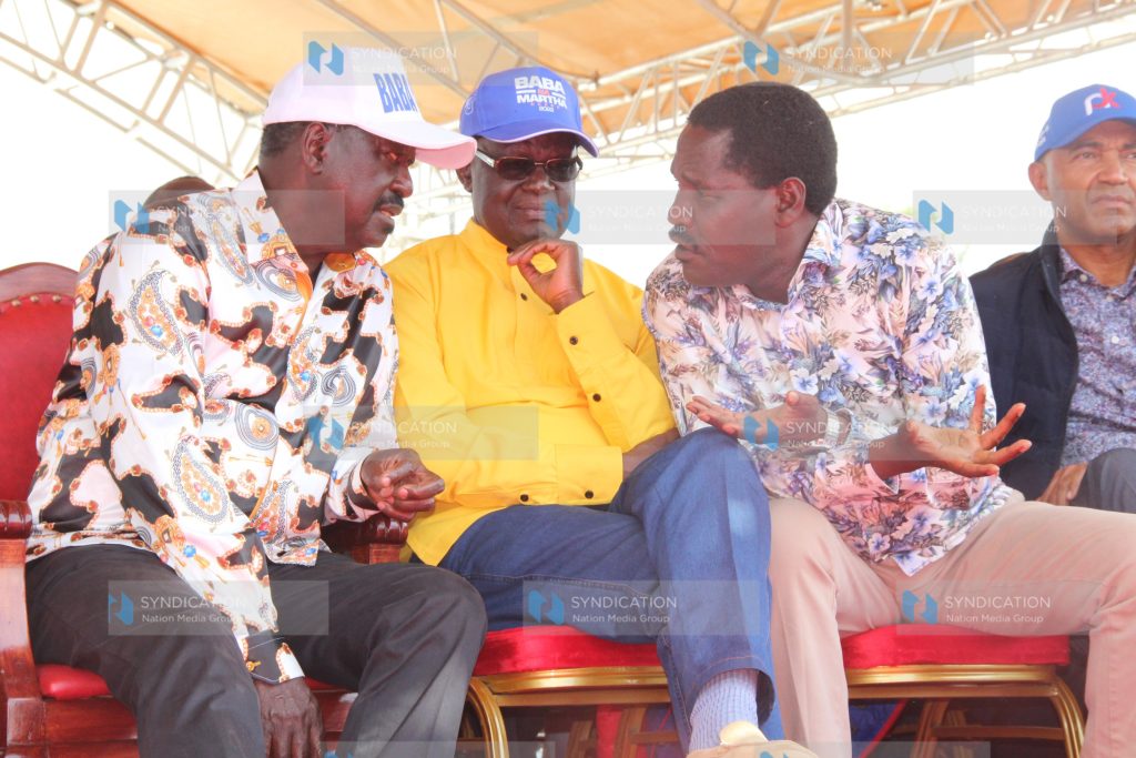 A rally at Kinoru Stadium in Meru County