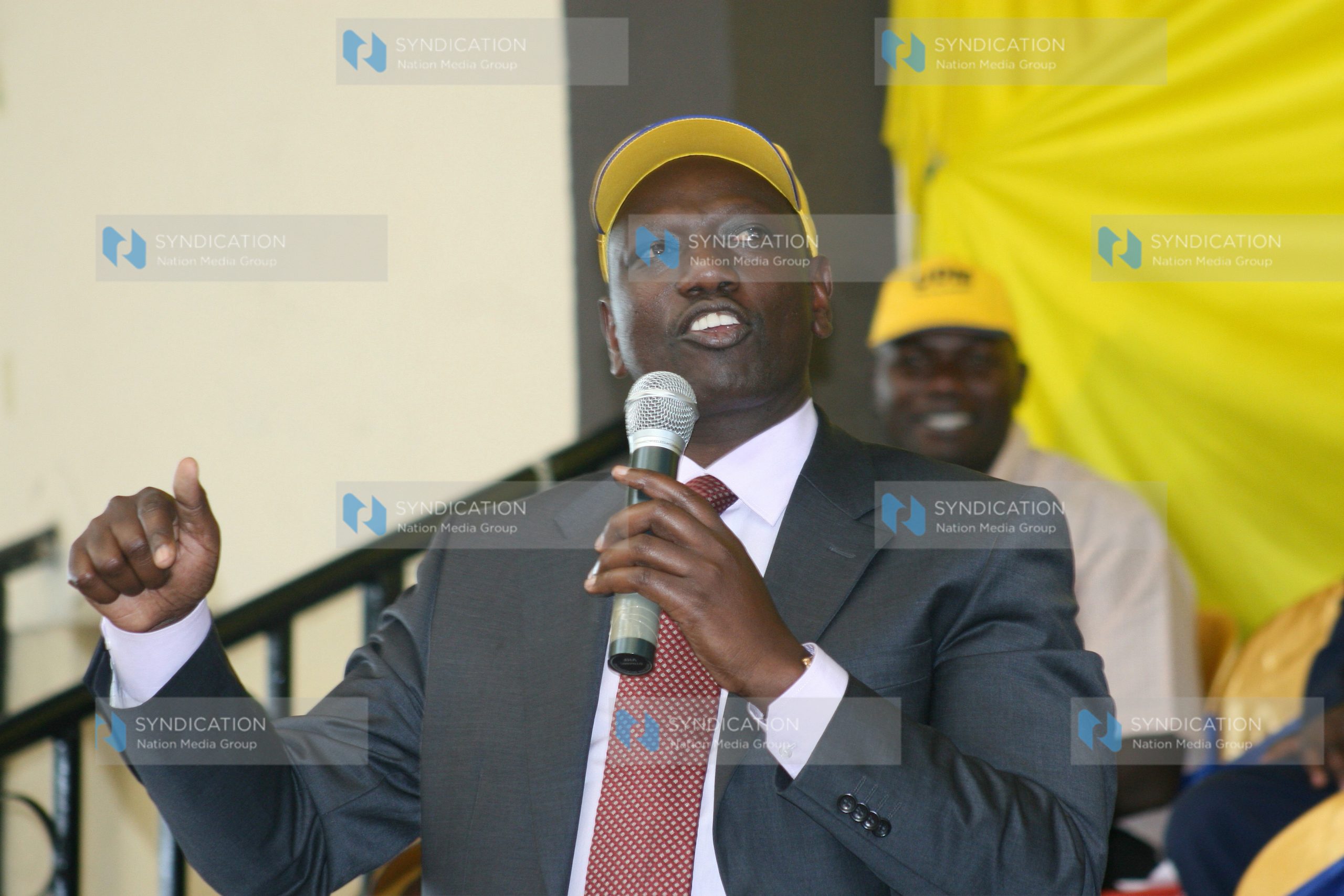 UDM chairperson William Ruto speaks during a UDM delegates meeting