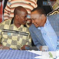 Deputy Prime Minister Uhuru Kenyatta and Juja MP William Kabogo