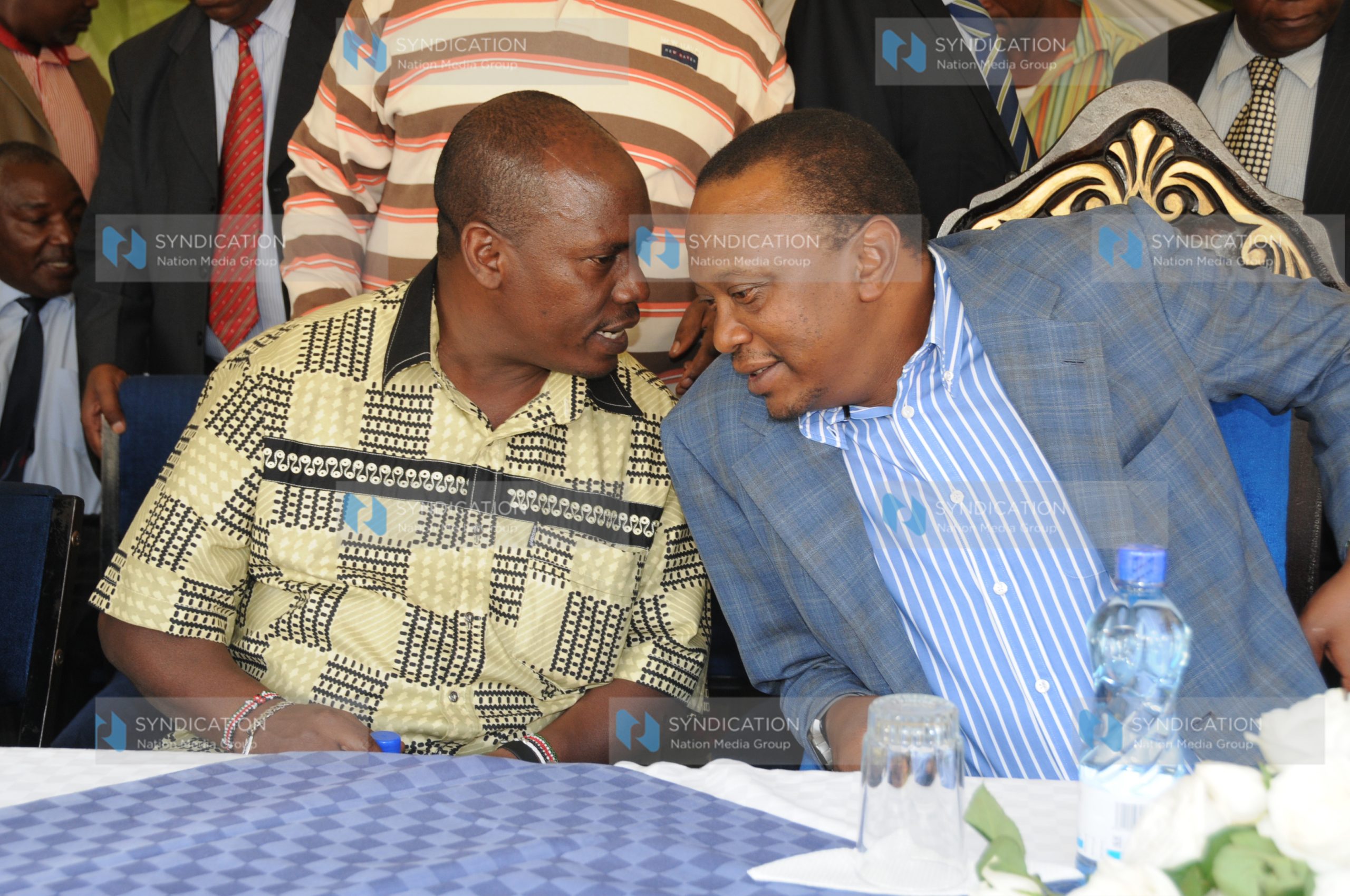 Deputy Prime Minister Uhuru Kenyatta and Juja MP William Kabogo
