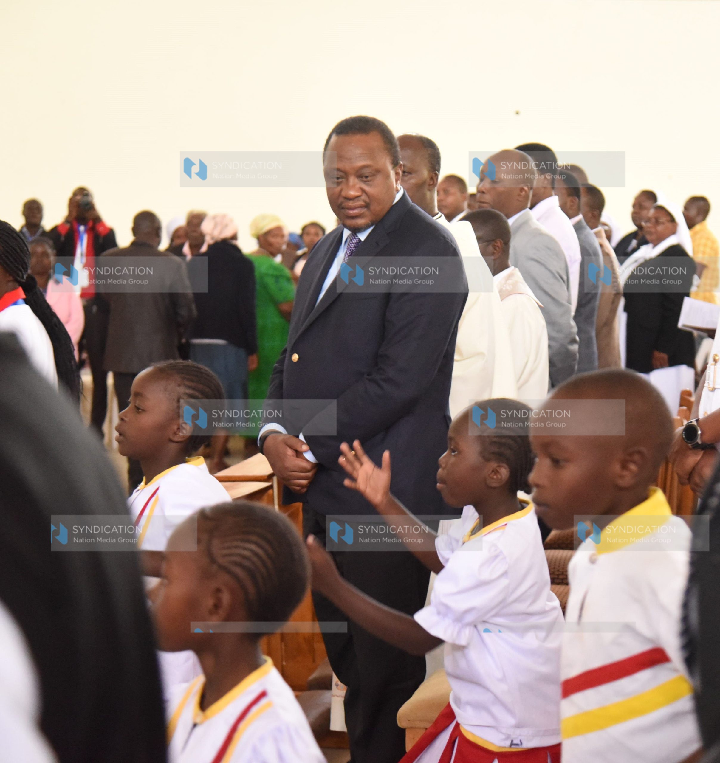 President Uhuru Kenyatta at Subukia shrine
