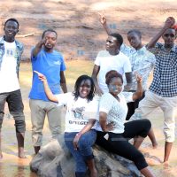 The youth used the weekend in a team buildings