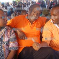 A political rally on Sunday evening