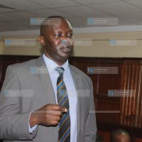 Lawyer Tom Ojienda for Oscar Kipchumba Sudi addressing the court