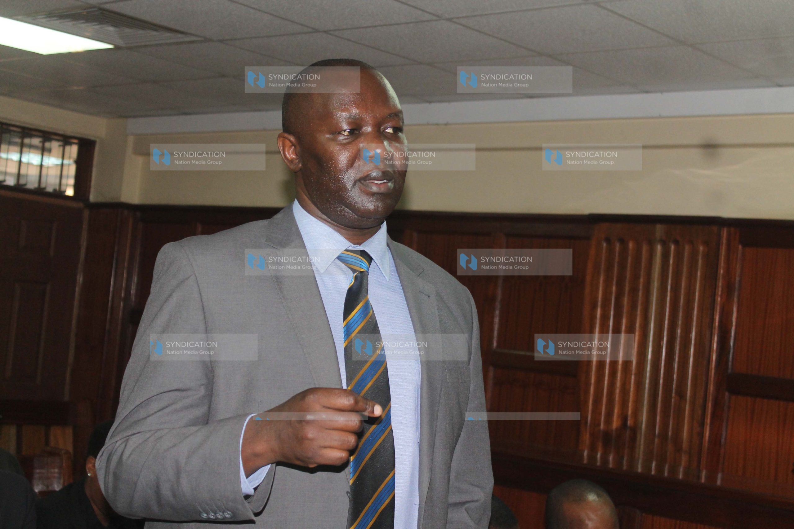 Lawyer Tom Ojienda for Oscar Kipchumba Sudi addressing the court