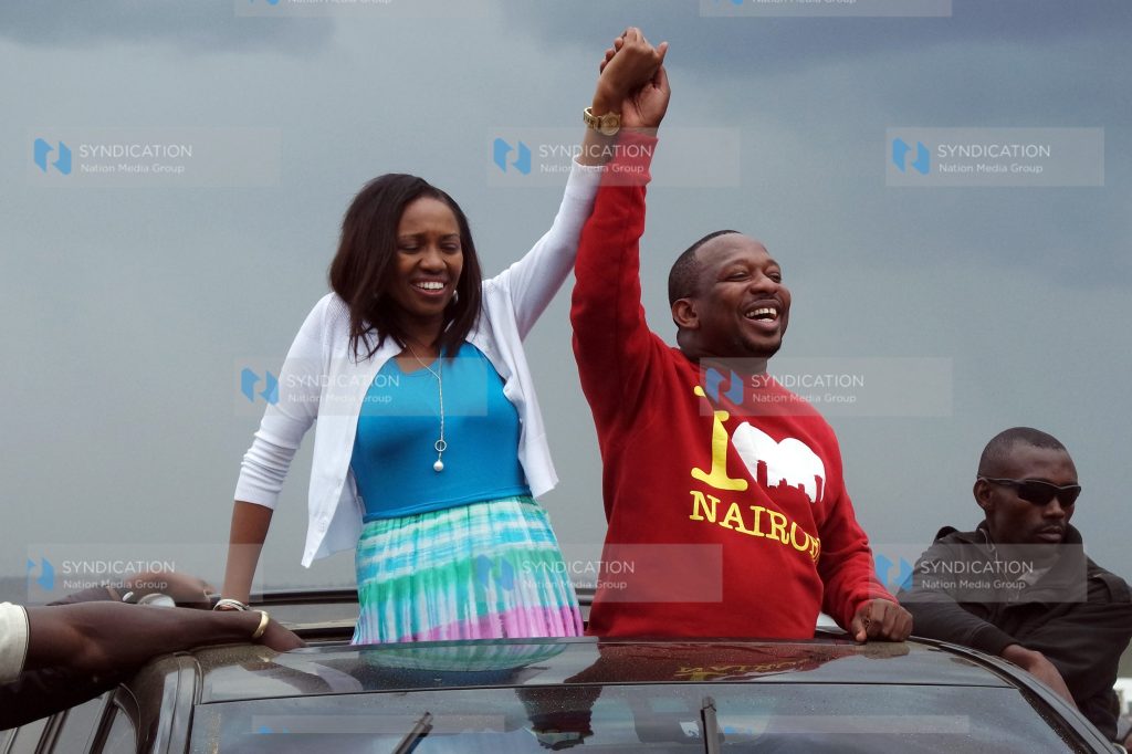 Senator Nairobi Mike Sonko joins senatorial aspirant Nakuru County Ms. Susan Kihika