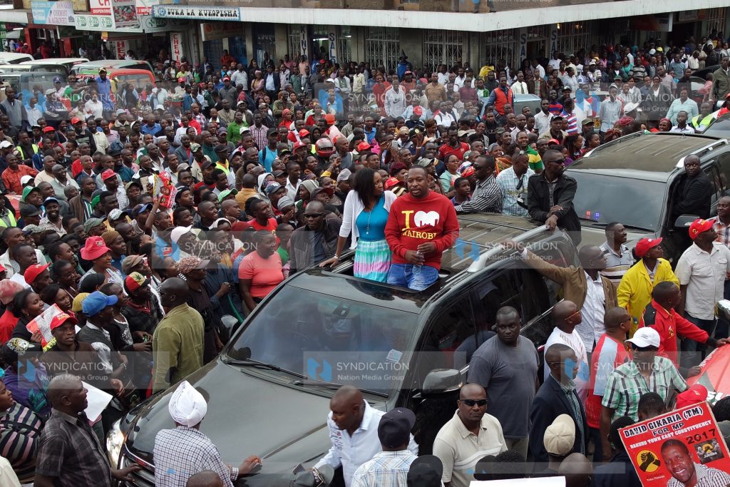 Senator Nairobi Mike Sonko joins senatorial aspirant Susan Kihika