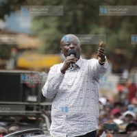 Deputy President Rigathi Gachagua addresses wananchi at Kagio