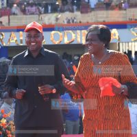 ODM national chairperson Gladys Wanga and National Assembly Minority Whip Junet Mohamed