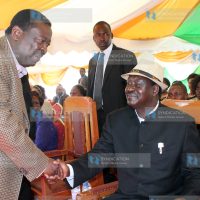 Burial service of Governor Oparanya's mother