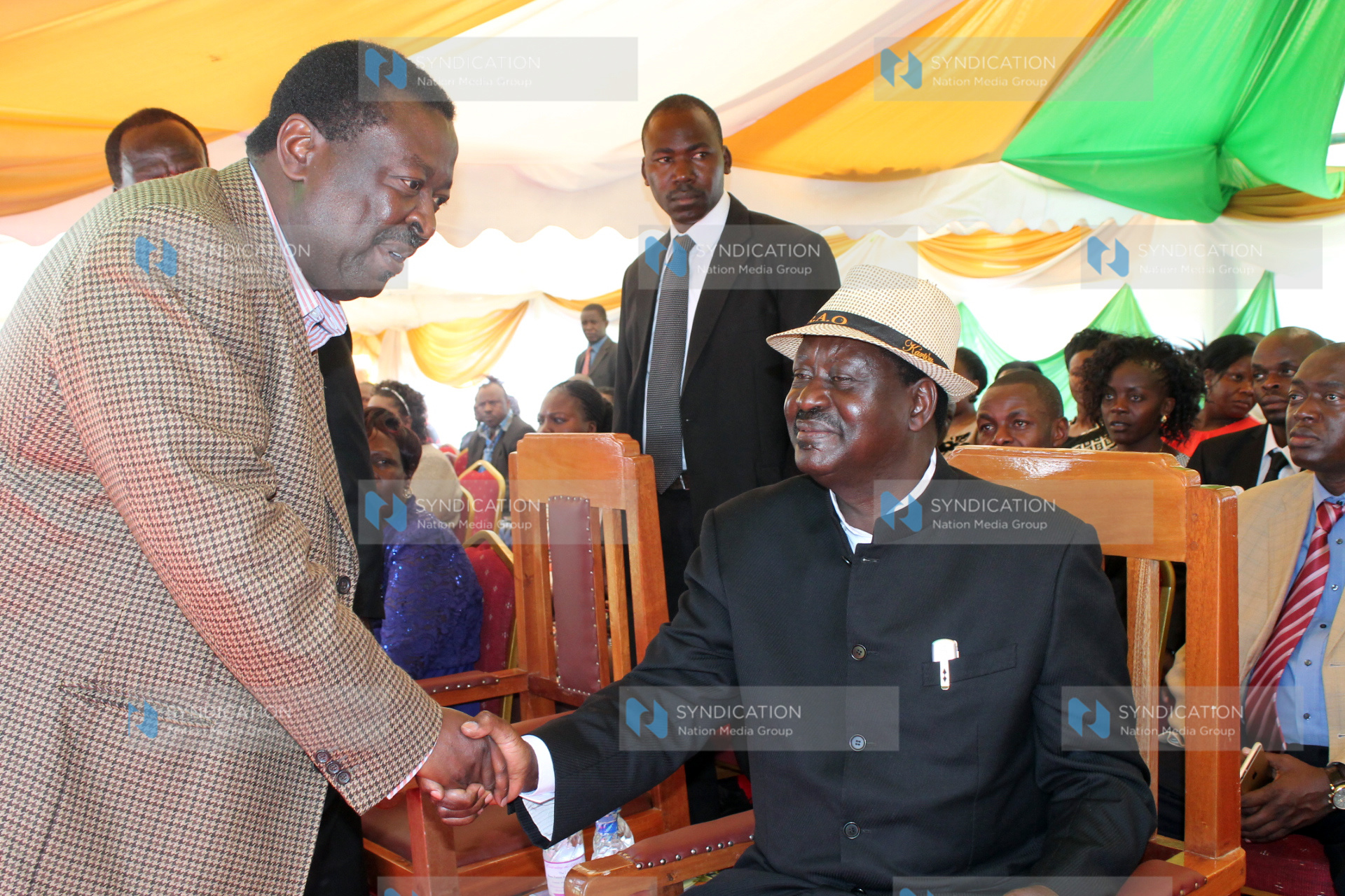 Burial service of Governor Oparanya’s mother