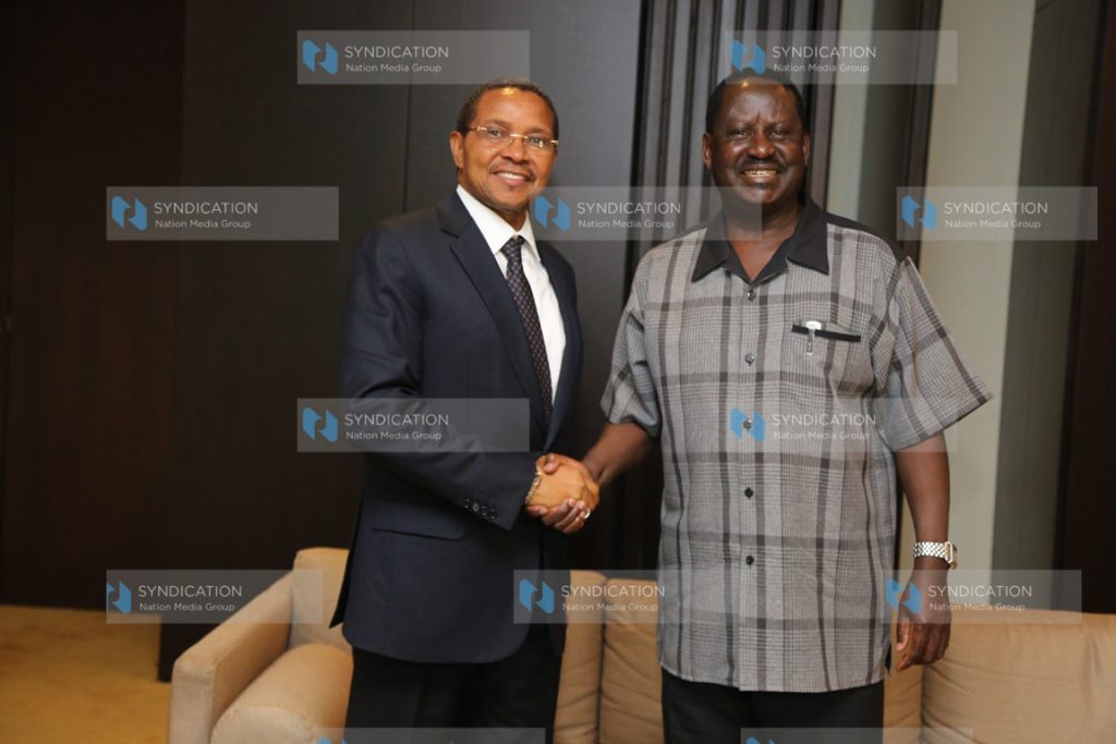 Raila Odinga holds bilateral talks with Tanzanian President Jakaya Kikwete
