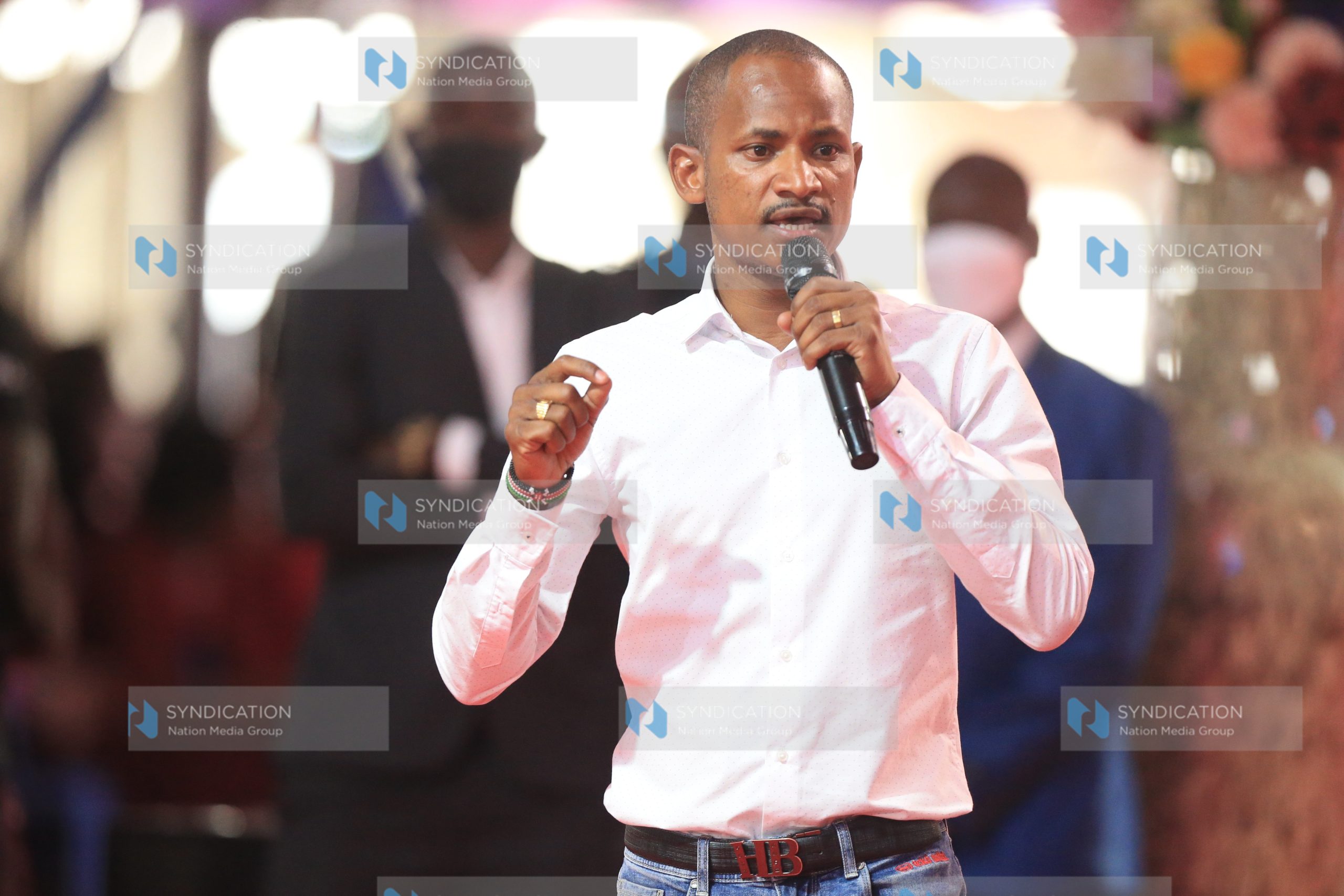 Babu Owino address believers at Jesus Teaching Ministry in Donholm