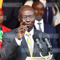 Deputy President Rigathi Gachagua address media