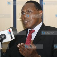 The minister for internal security, George Saitoti