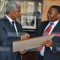 Chief Mediator Kofi Annan meets Speaker Kenneth Marende