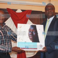 Imenti Central member of Parliament Gitobu Imanyara with International Centre for Policy and Conflict Executive Director Ndungu Wainaina