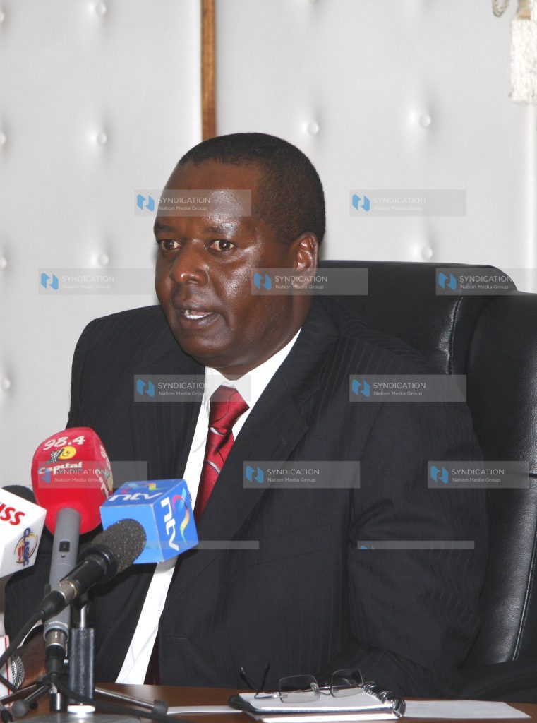 Trade minister Amos Kimunya