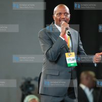 Gatundu south Moses Kuria address congregants when Kenya Kwanza were launching his Manifesto