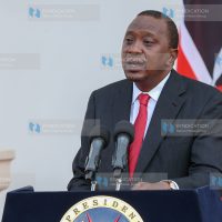 President Uhuru Kenyatta together with Deputy President William Ruto