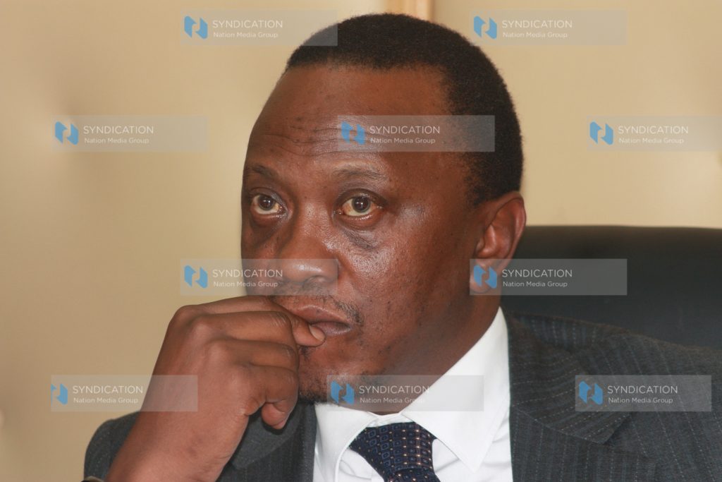 Deputy Prime Minister Uhuru Kenyatta at Media council office
