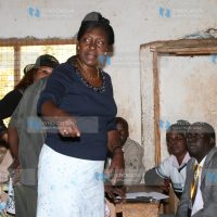 The minister for water and irrigation Charity Ngilu