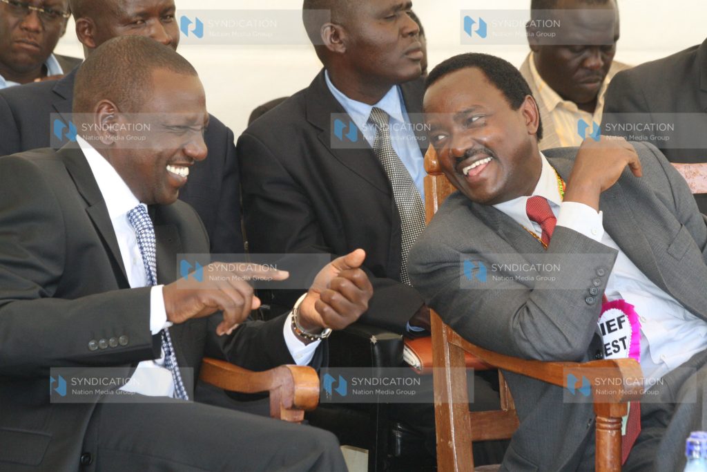 Vice President Kalonzo Musyoka and Agriculture Minister William Ruto