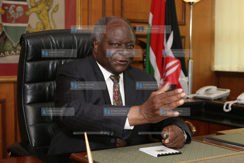 President Mwai Kibaki in an interview with The Sunday Nation team