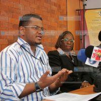 Mr Hassan Omar Hassan Vice Chairman Kenya National Commission on Human Rights , address journalists during a press conference
